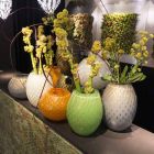 Vazo dekorative në xham me ngjyra Murano me ngjyra prodhuar në Itali - Barletta Viadurini