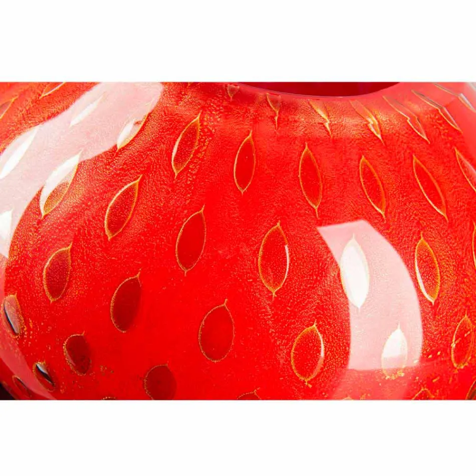 Vazo dekorative në xham me ngjyra Murano me ngjyra prodhuar në Itali - Barletta Viadurini