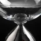 Vazo prej xhami në lulëzim dekorativ, e punuar me dorë në Itali - Serena Viadurini