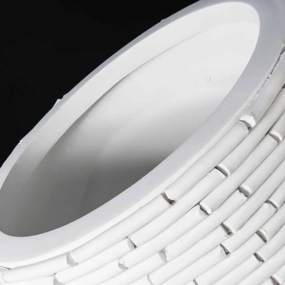 Vazo qeramike dekorative shtëpie e punuar me dorë në Itali - Calisto Viadurini