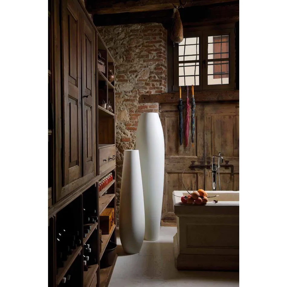 Vazo dekorative polietileni dekorative e prodhuar në Itali Dizajn - Nadai Viadurini