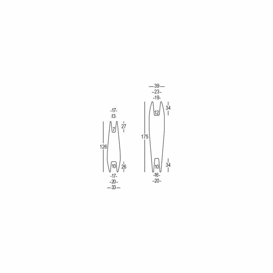 Vazo dekorative polietileni dekorative e prodhuar në Itali Dizajn - Nadai Viadurini