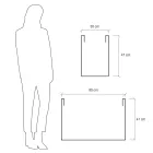 Tenxhere ndarëse kopshti në polietileni me ngjyrë Prodhuar në Itali - Maddison Viadurini