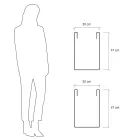 Tenxhere ndarëse kopshti në polietileni me ngjyrë Prodhuar në Itali - Maddison Viadurini