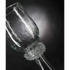 Vazo elegante e brendshme në xham me lulëzim Murano prodhuar në Itali - Koperniku Viadurini