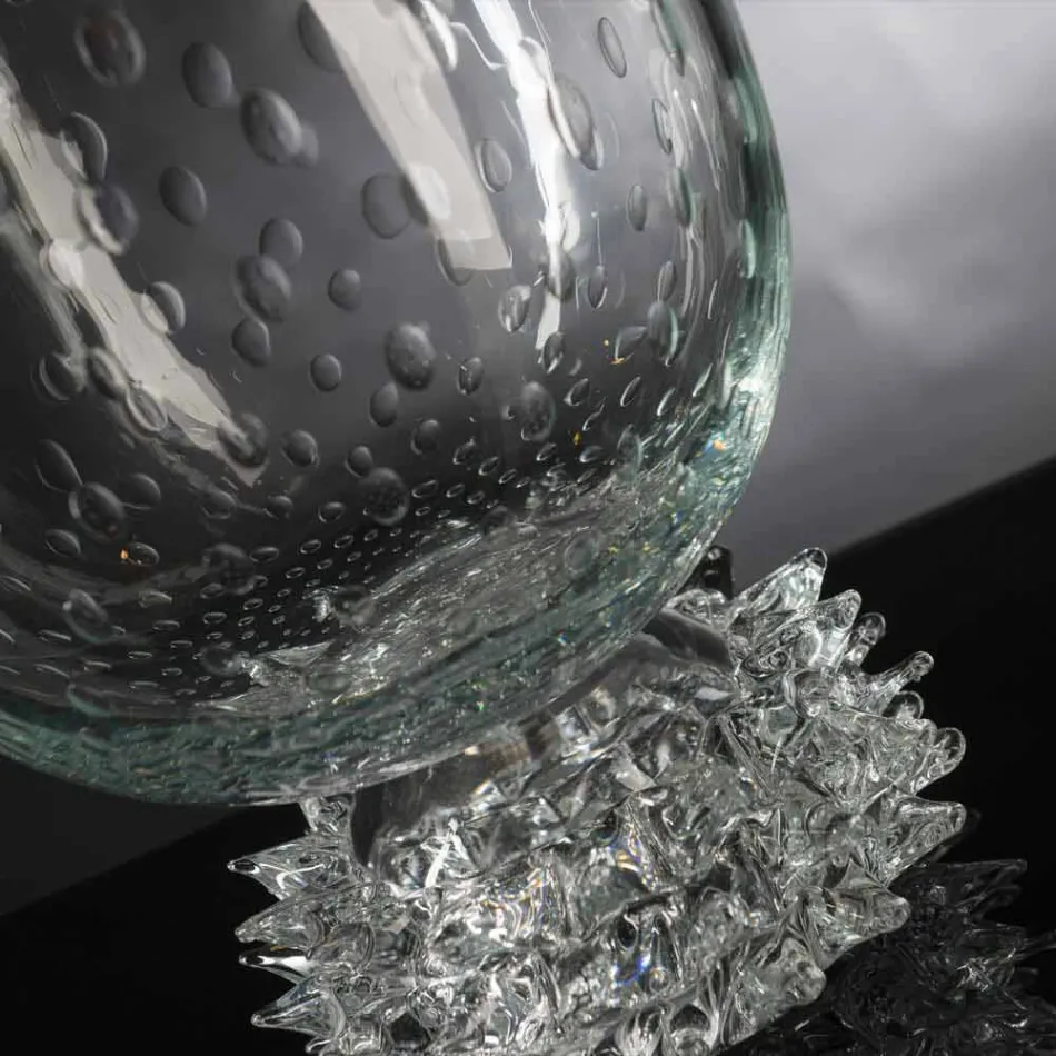 Vazo elegante e brendshme në xham Murano prodhuar në Itali - Copernicus Viadurini