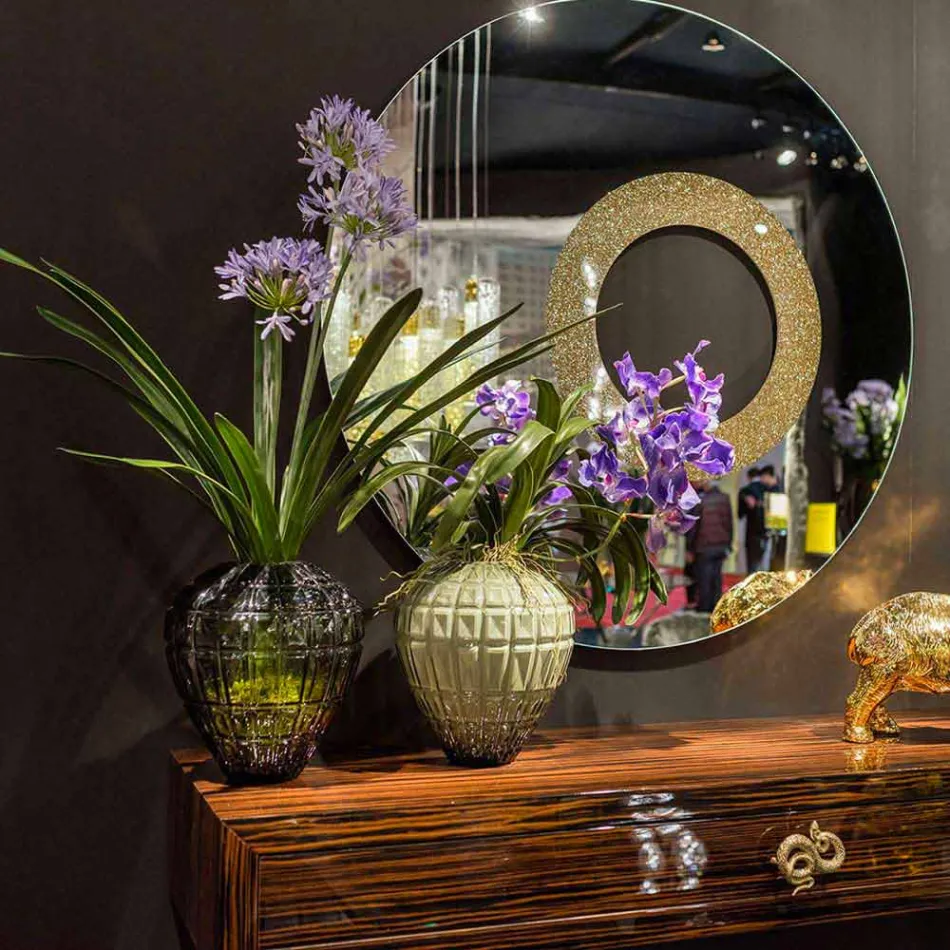 Vazo qelqi elegante e brendshme e prodhuar në Itali - Clarabella Viadurini