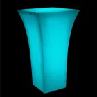 Vazo me lule kopshti në polietileni me ngjyra Prodhuar në Itali - Tremont Viadurini