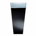 Vazo e pavarur në xham dhe panele të këmbyeshëm 3 Dimensionet - Ghenna Viadurini