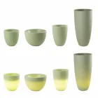 Vazo e ndriçuar Plastike me ngjyra të jashtme dhe të brendshme me dizajn modern - Svasostar Viadurini