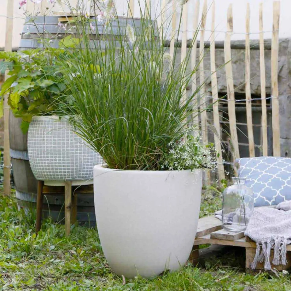 Vazo e ndriçuar Plastike me ngjyra të jashtme dhe të brendshme me dizajn modern - Svasostar Viadurini