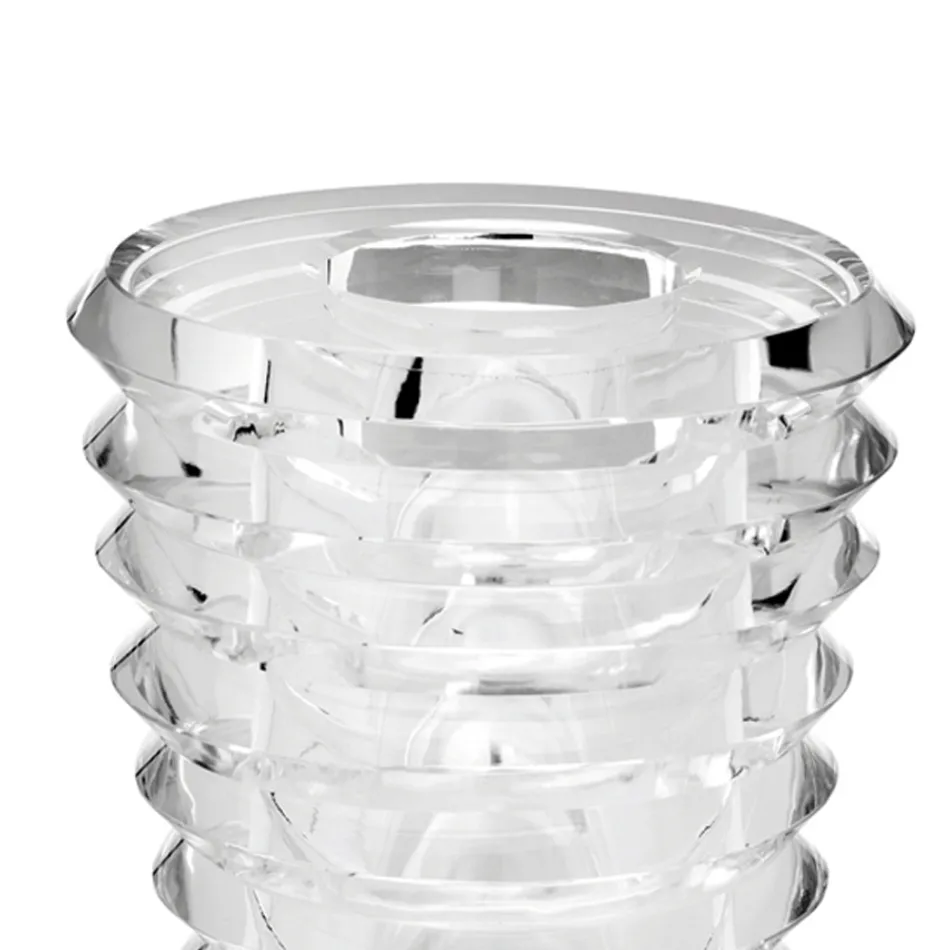 Dizajn origjinal me vazo kristali me unaza luksoze të prodhuara në Itali - Mexto Viadurini