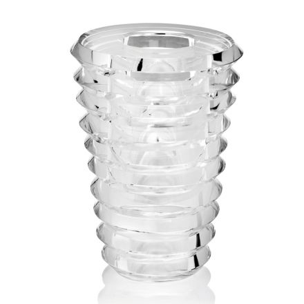 Dizajn origjinal me vazo kristali me unaza luksoze të prodhuara në Itali - Mexto Viadurini