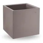 Vazo në formë kubike polietileni me ngjyrë Prodhuar në Itali - Tonello Viadurini