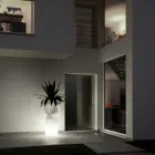 Vazo e ndritshme në natyrë në polietileni të errët Made in Italy - Krenare Viadurini