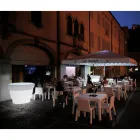 Vazo kopshti e ndritshme polietileni me LED Prodhuar në Itali - Poldo Viadurini