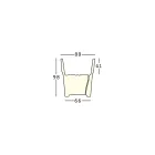 Vazo ndritëse dekorative në polietileni me dritë LED Prodhuar në Itali - Pucca Viadurini