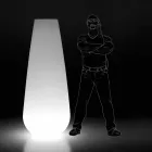 Vazo me shkëlqim për dizajn në natyrë në polietileni prodhuar në Itali - Menea Viadurini