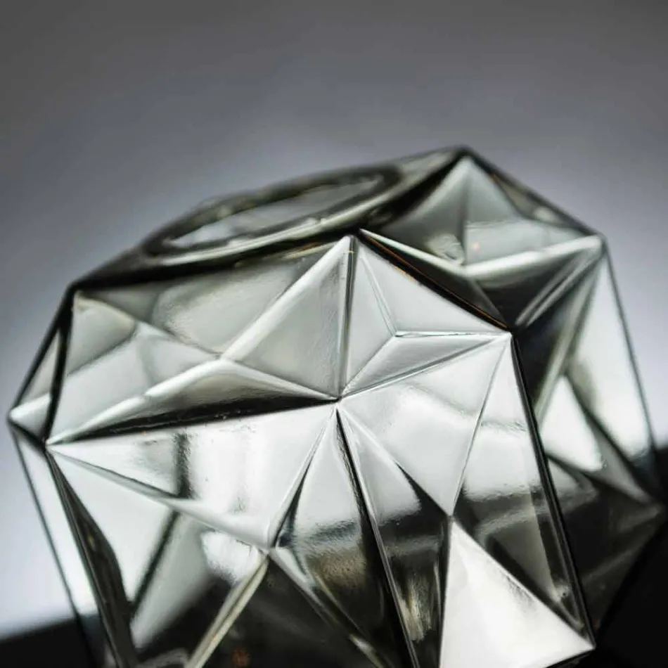 Vazo prej xhami moderne shtëpie e punuar me dorë në Itali - Eagle Viadurini