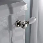 Vazë Klasike Monoblock Veshje në Qeramikë të Bardhë e bërë në Itali - Marwa Viadurini