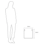 Ndarëse kopshtesh në tenxhere ose katrore me tre ngjyra Prodhuar në Itali - Bimë Viadurini