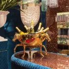 Vazo dekorative shtëpie në qeramikë të bardhë ose ari 24k prodhuar në Itali - Xhaka Viadurini