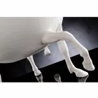 Vazo dekorative shtëpie në qeramikë të bardhë ose ari 24k prodhuar në Itali - Xhaka Viadurini