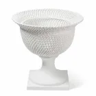 Vazo qeramike zbukuruese shtëpie e punuar me dorë në Itali - Napoleon Viadurini