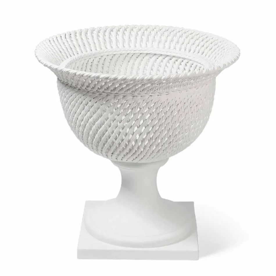 Vazo qeramike zbukuruese shtëpie e punuar me dorë në Itali - Napoleon Viadurini