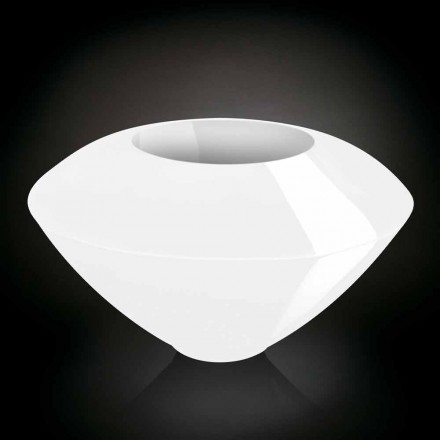 Vazo dekorative moderne në polietileni me ngjyra prodhuar në Itali - Lëndë drusore Viadurini