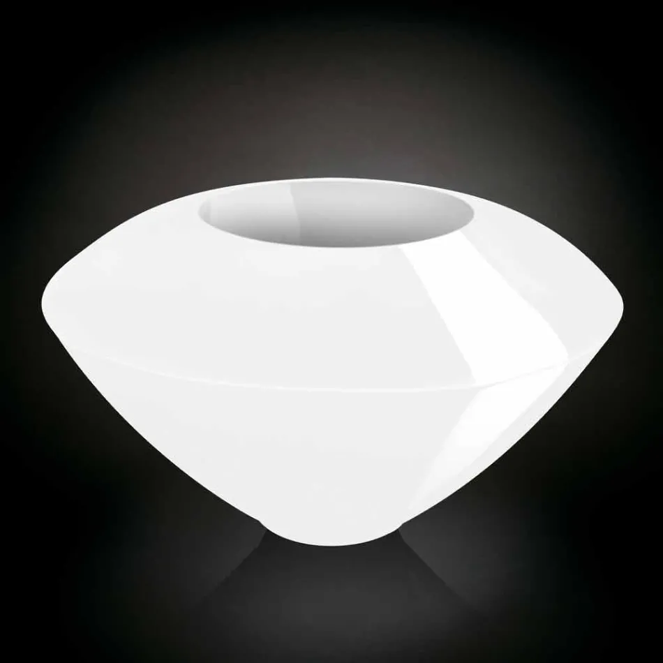 Vazo dekorative moderne në polietileni me ngjyra prodhuar në Itali - Lëndë drusore Viadurini