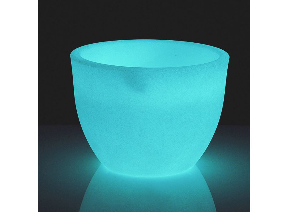 Vazo fluoreshente për 3 dimensione të brendshme ose të jashtme Made in Italy - Fluos Viadurini