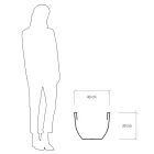 Vazo fluoreshente për 3 dimensione të brendshme ose të jashtme Made in Italy - Fluos Viadurini