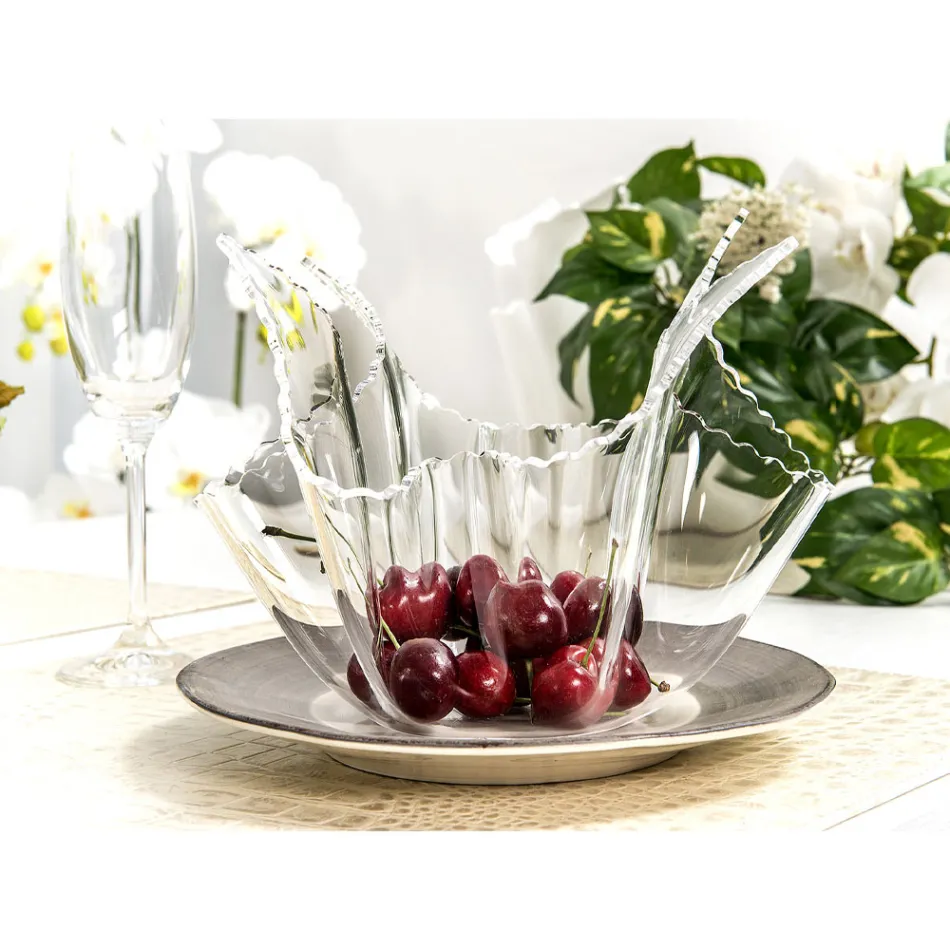 Vazo pleksiglasi me ngjyra të riciklueshme të copëzuara 2 Copë 2 Madhësi - Gabria Viadurini