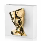 Vazo Moderne Drejtkëndëshe në Qeramikë me Ngjyra të punuar me dorë në Itali - Lucas Viadurini