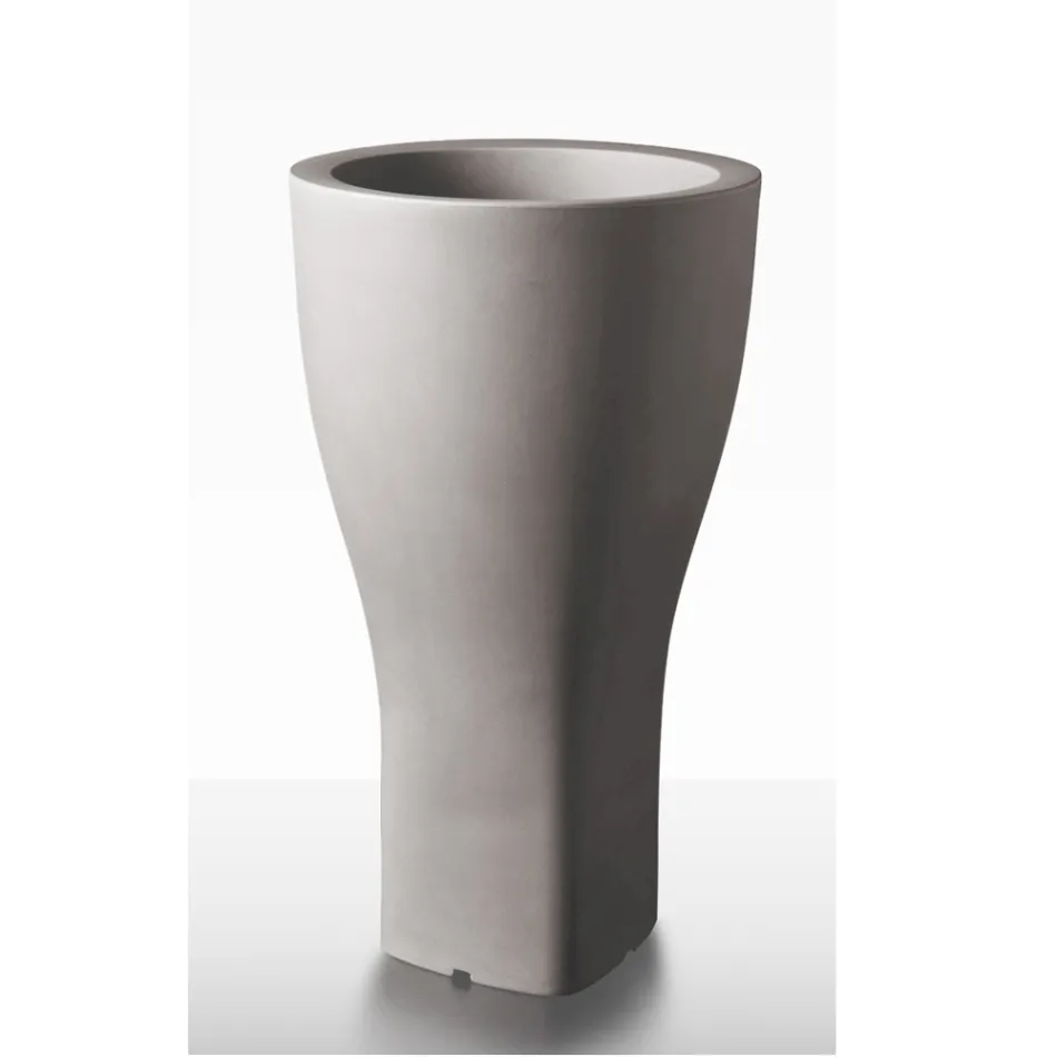 Tenxhere kopshti me ngjyra të rrumbullakëta në polietileni Prodhuar në Itali - Tremont Viadurini