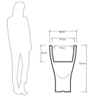 Tenxhere kopshti me ngjyra të rrumbullakëta në polietileni Prodhuar në Itali - Tremont Viadurini