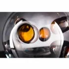 Vazo e Brendshme e Rrumbullakët në Xham të Lulëzuar Murano Prodhuar në Itali - Kimo Viadurini