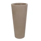 Vazo e rrumbullakët kopshti me ngjyra Fluo me dritë Prodhuar në Itali - Avanas Viadurini