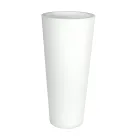 Vazo e rrumbullakët kopshti me ngjyra Fluo me dritë Prodhuar në Itali - Avanas Viadurini