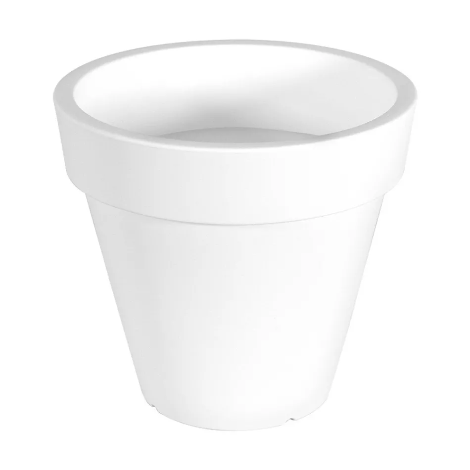 Vazo kopshti me ngjyra të rrumbullakëta ose me ndriçim Prodhuar në Itali - Avanas Viadurini