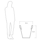 Vazo kopshti me ngjyra të rrumbullakëta ose me ndriçim Prodhuar në Itali - Avanas Viadurini