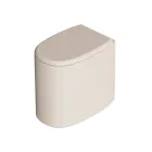 Lagë tualeti qeramike që vendoset në dysheme në ngjyra të ndryshme, e prodhuar në Itali - Girl Viadurini