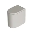 Lagë tualeti qeramike që vendoset në dysheme në ngjyra të ndryshme, e prodhuar në Itali - Girl Viadurini