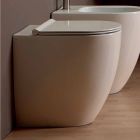 Dizajn modern tas të bardhë qeramike tualeti Shine Sheshi H50 Rimless Viadurini