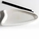 Tabaka kuzhine e punuar me dorë në mermer të bardhë Carrara prodhuar në Itali - Portos Viadurini