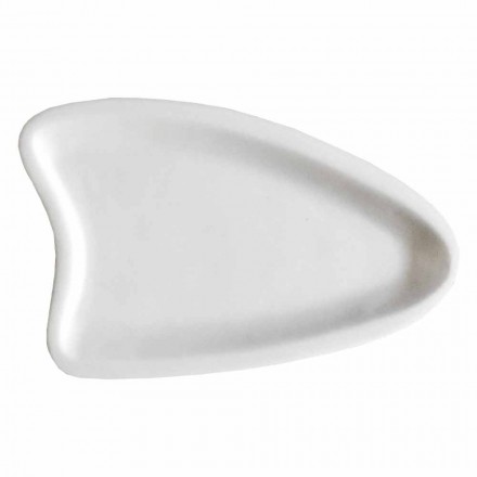 Tabaka kuzhine e punuar me dorë në mermer të bardhë Carrara prodhuar në Itali - Portos Viadurini