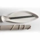 Sirtar kuzhine në mermer të bardhë Carrara të punuar me dorë në Itali - Peshk Viadurini