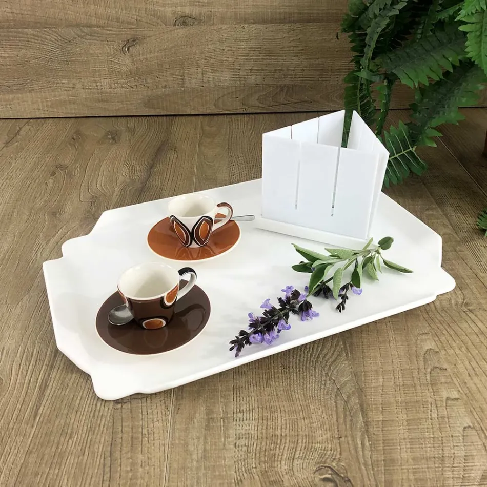 Tabaka kuzhine drejtkëndëshe me cilësi të bardhë korian prodhuar në Itali - Ivanova Viadurini