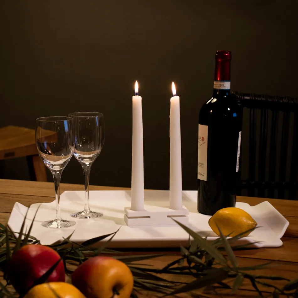 Tabaka kuzhine drejtkëndëshe me cilësi të bardhë korian prodhuar në Itali - Ivanova Viadurini